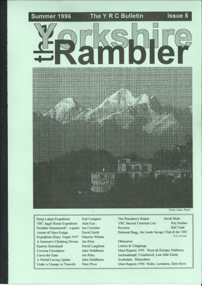 YRCJ 1996; 12(5) cover
